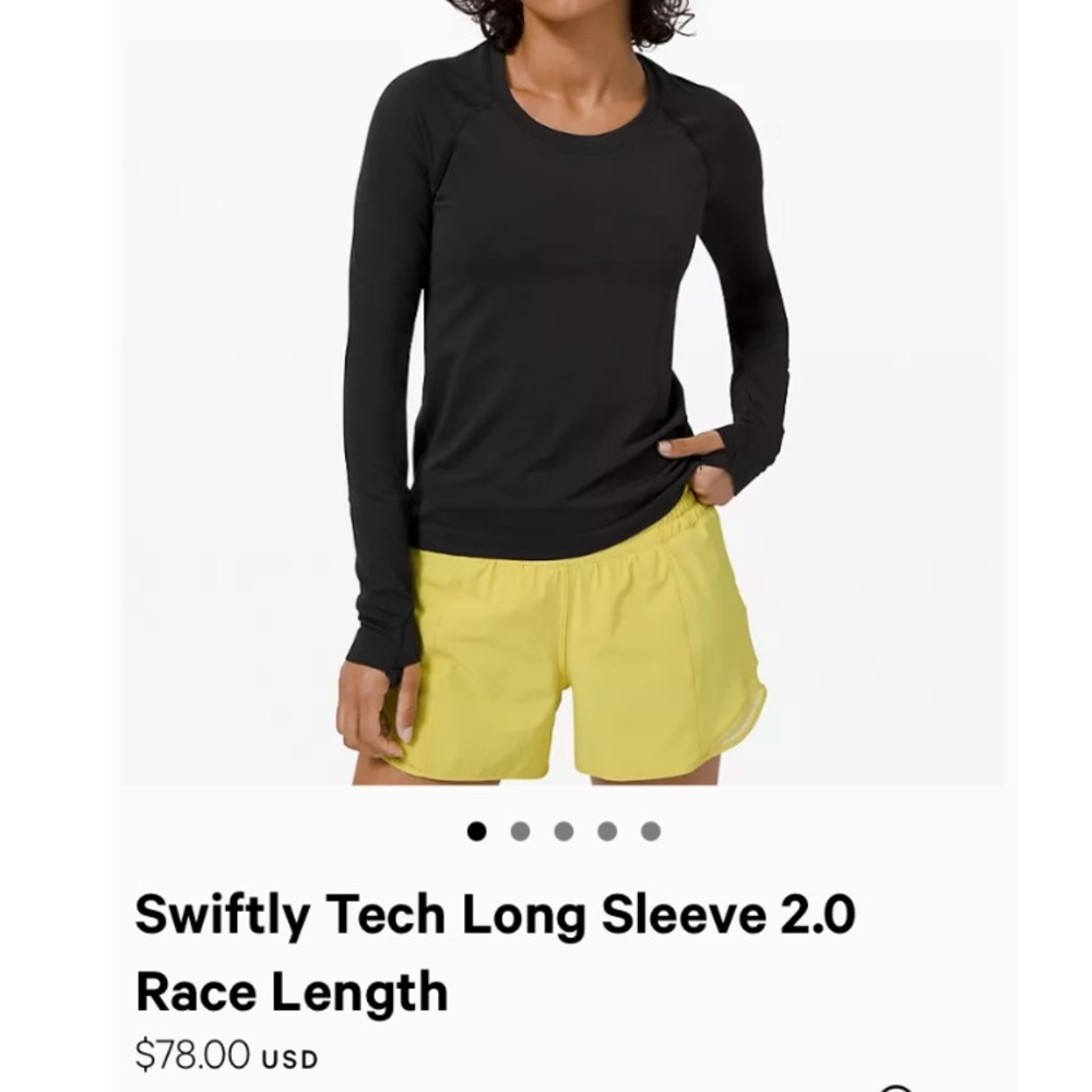 Lululemon long sleeve tight shirt